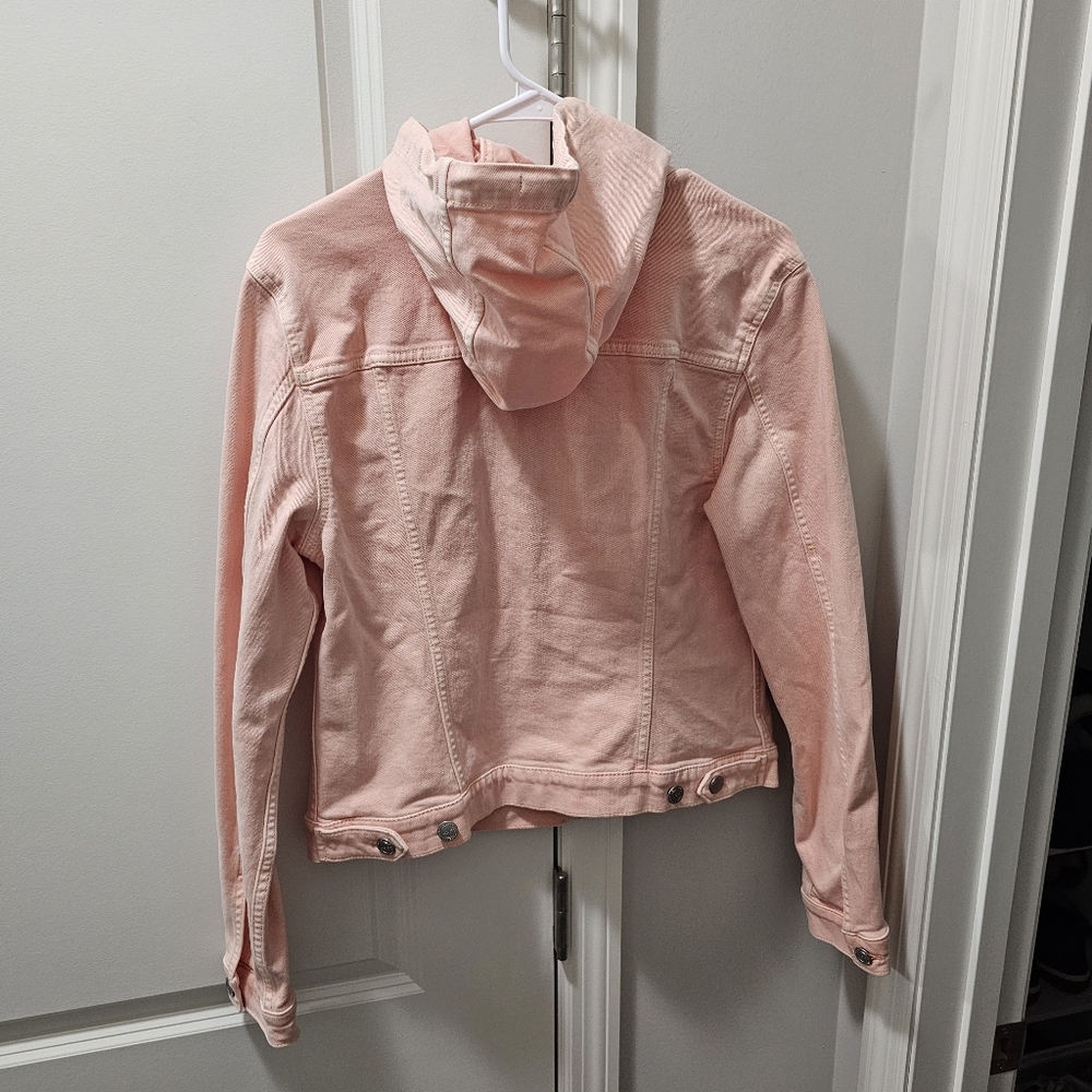 Ann Taylor LOFT Pink Demin Jacket - Picture 4 of 7